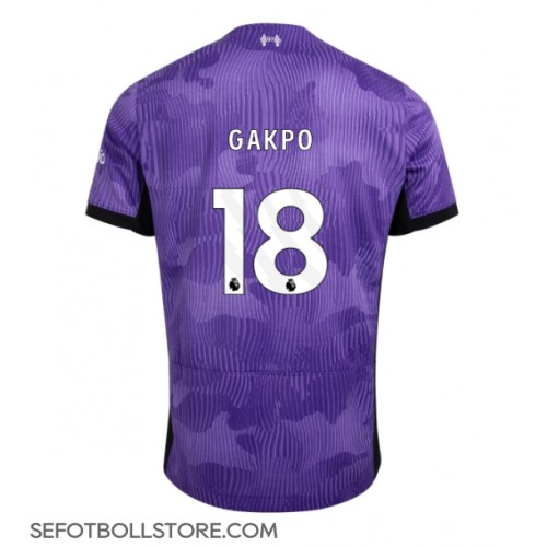 Liverpool Cody Gakpo #18 Replika Tredje Tröja 2023-24 Kortärmad